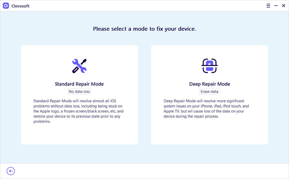 Clevosoft iOS System Recovery